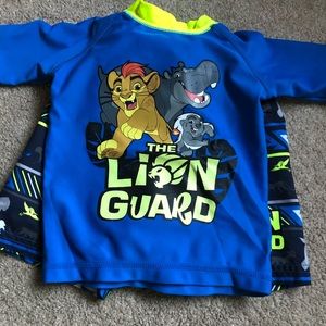 Disney lion guard bathing suit 12-18 months